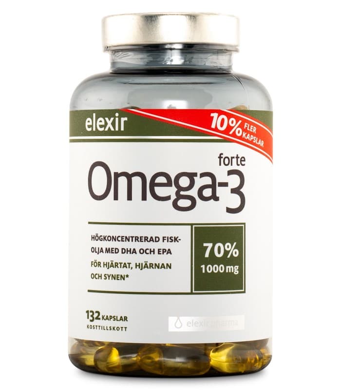 Elexir Pharma Omega-3 Forte från Elexir Pharma – kapslar
