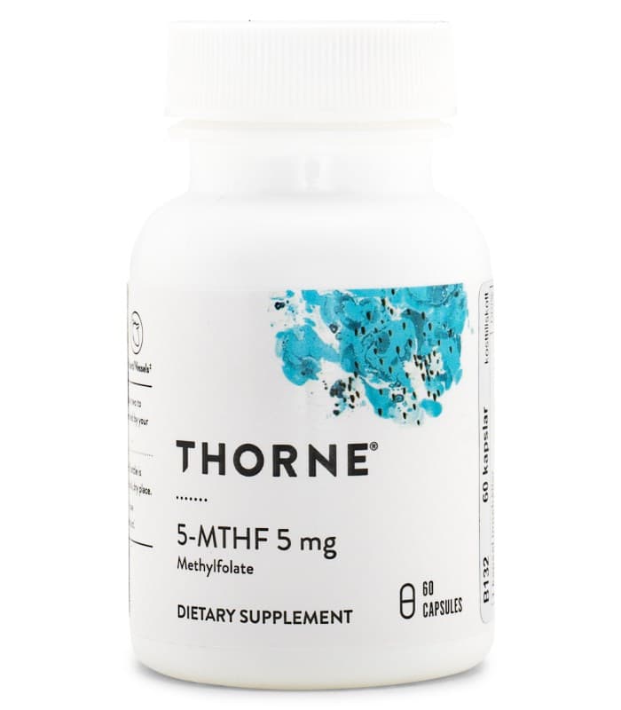 Thorne 5-MTHF 5 mg från Thorne – kosttillskott