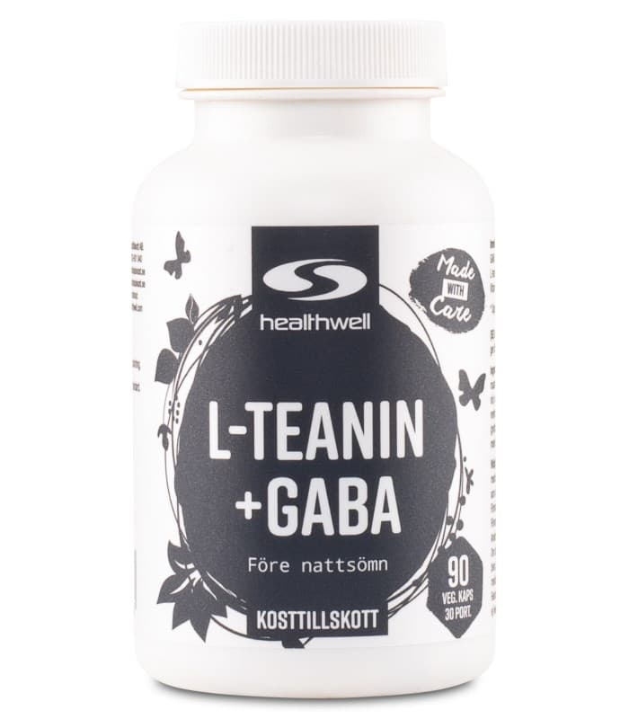 Healthwell L-Teanin + GABA från Healthwell – kapslar