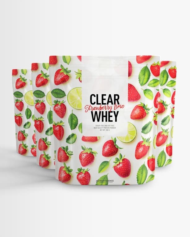 4 st Clear Whey från Body Science – kosttillskott