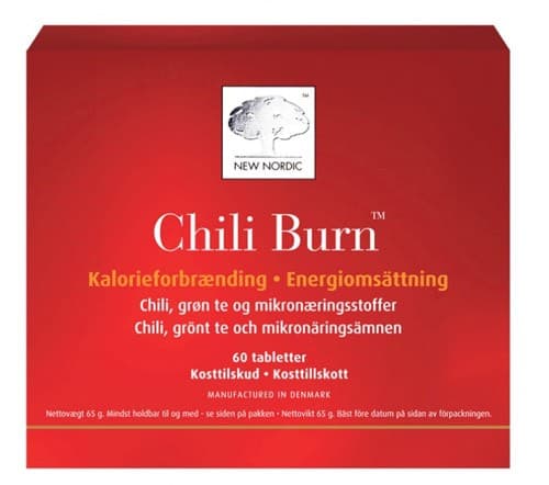 New Nordic Chili Burn 60 tabletter från New Nordic – tabletter