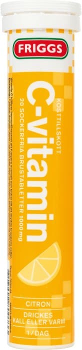 Friggs C-vitamin Citron 20 brustabletter från Friggs – tabletter