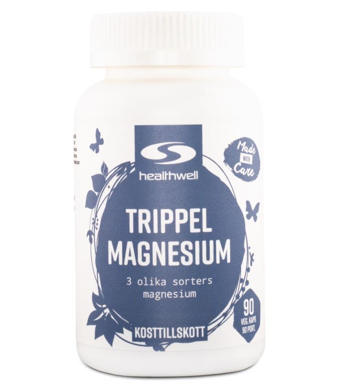 Healthwell Trippel Magnesium från Healthwell – kapslar