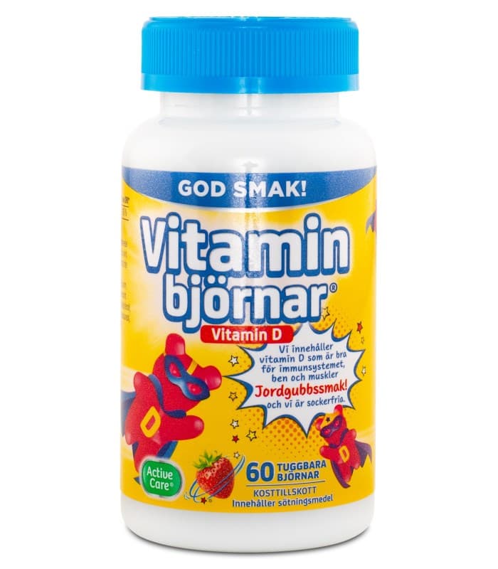 Active Care Vitaminbjörnar D-vitamin från Active Care – tabletter