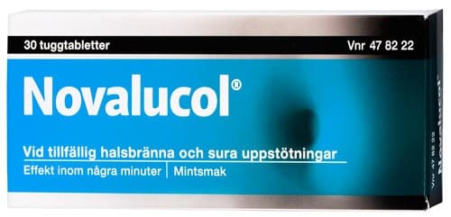 Novalucol, tuggtablett 30 st från Novalucol – tabletter