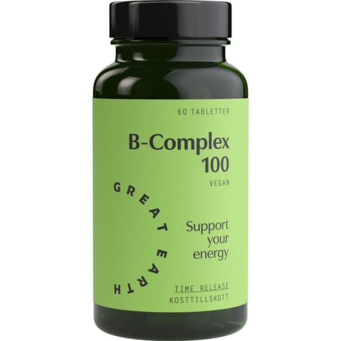 Great Earth B-Complex 100, 60 tabletter från Great Earth – tabletter