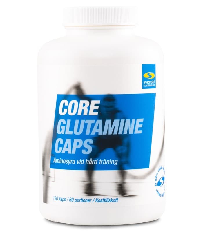Core Glutamine Caps från Svenskt Kosttillskott – kapslar