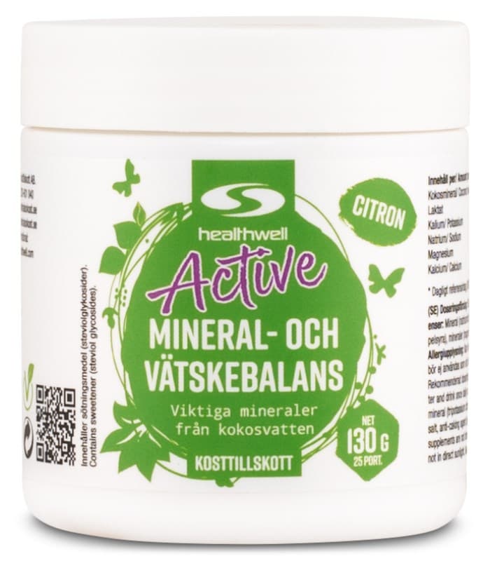 Healthwell Active Elektrolytpulver från Healthwell – pulver