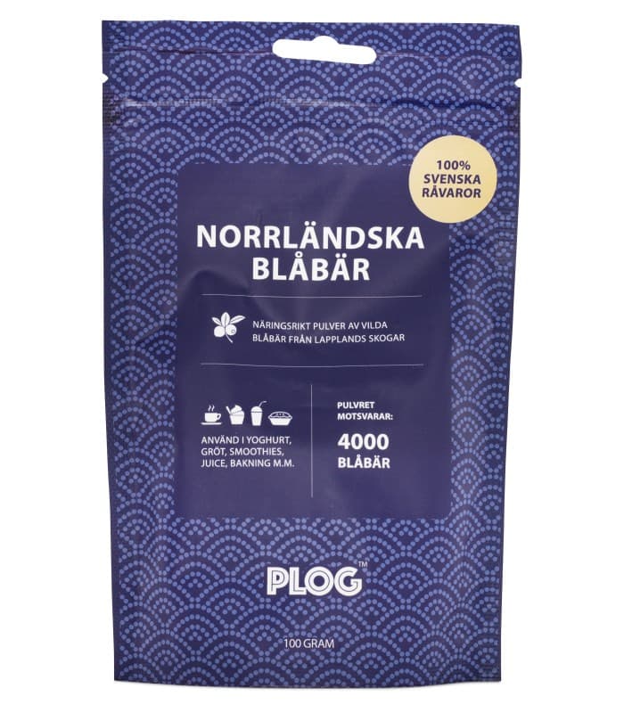 PLOG Norrländska Blåbär från PLOG – pulver