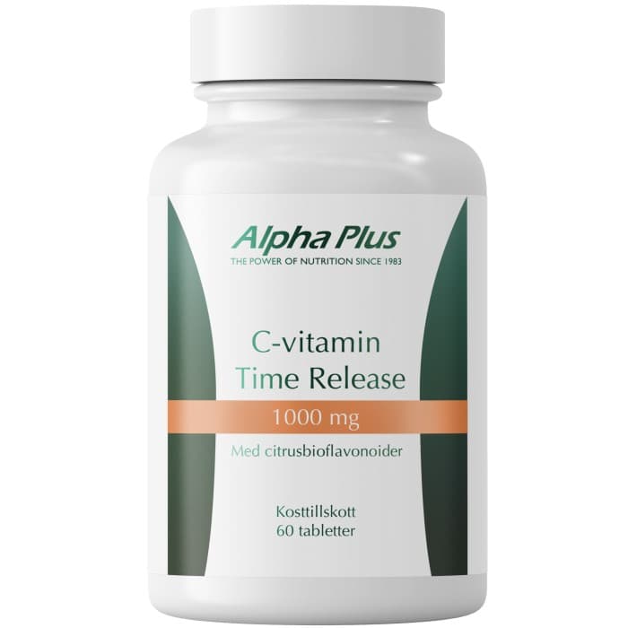Alpha Plus C-vitamin Time Release 1000 mg 60 tabletter från Alpha Plus – tabletter