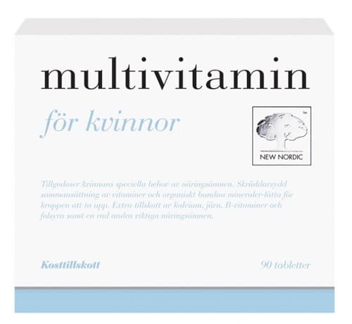 New Nordic Multivitamin för kvinnor 90 st från New Nordic – tabletter