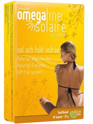 Omegaline Solaire Solkapslar, 60 kapslar från Nature Treats – kapslar