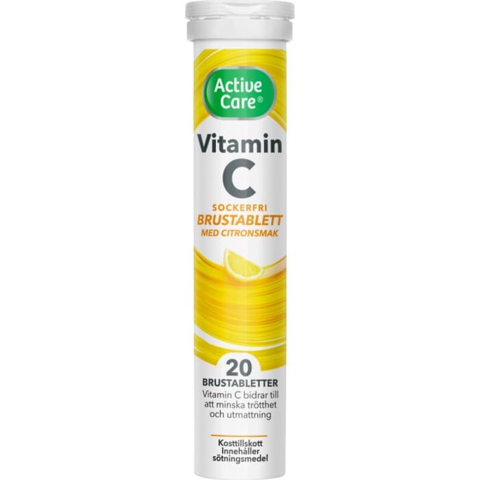 Active Care C-vitamin Citron 20 brustabletter från Active Care – tabletter