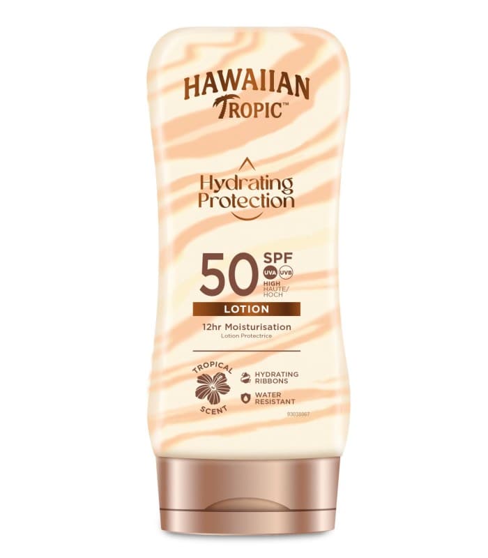 Hawaiian Tropic Hydrating Protection Lotion SPF 50 från Hawaiian Tropic – pulver