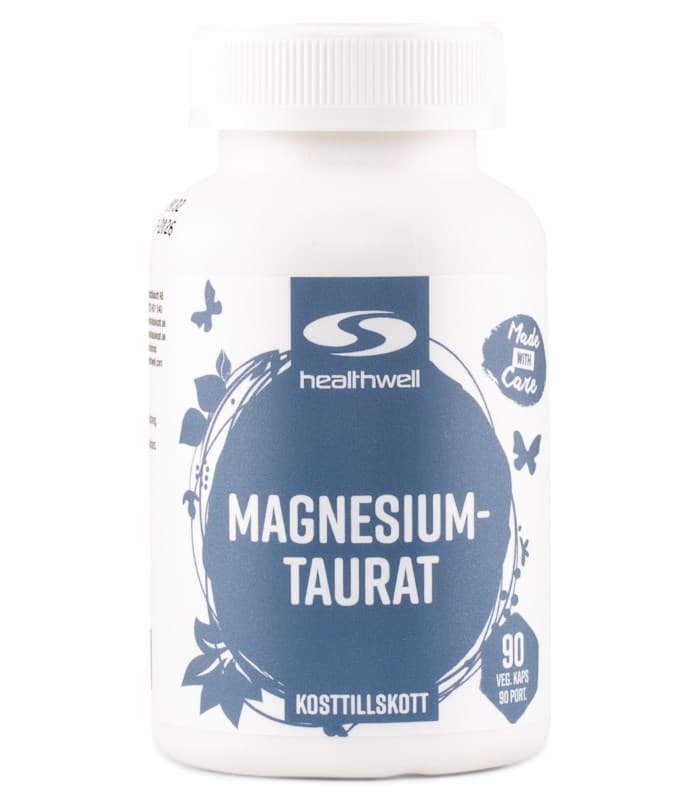 Healthwell Magnesiumtaurat från Healthwell – kapslar