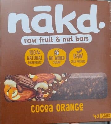 Cocoa Orange Fruit & Nut Bars från Nakd – bar