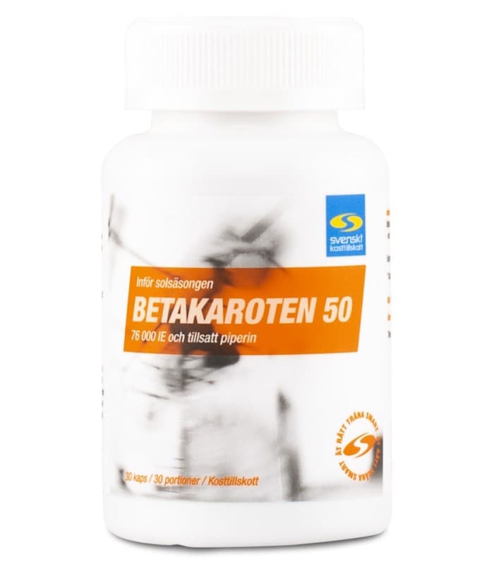 Core Betakaroten 50 från Svenskt Kosttillskott – bar