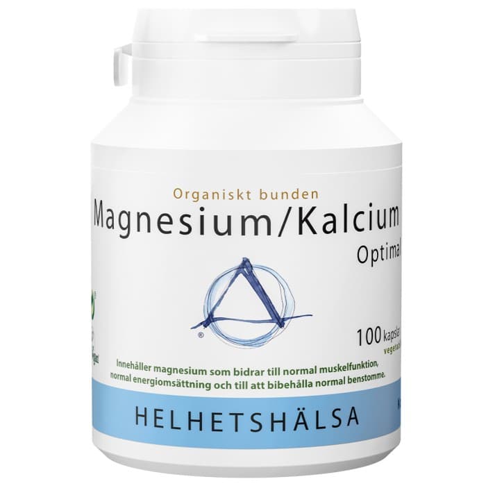 Helhetshälsa Magnesium/Kalcium Optimal 100 kapslar från Helhetshälsa – kapslar