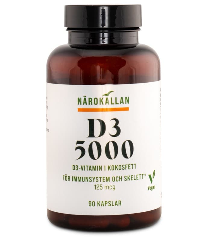 Närokällan D3 5000 Vegan från Närokällan – kosttillskott
