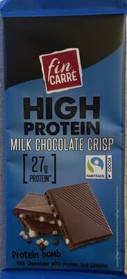 High protein milk chocolate crisp från Fincarre – bar