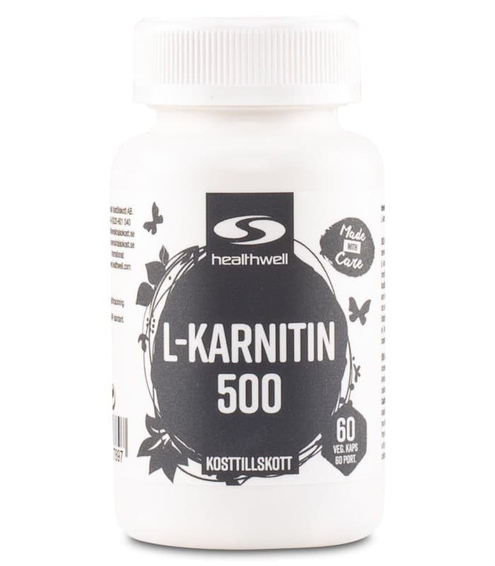 Healthwell L-Karnitin 500 från Healthwell – kapslar