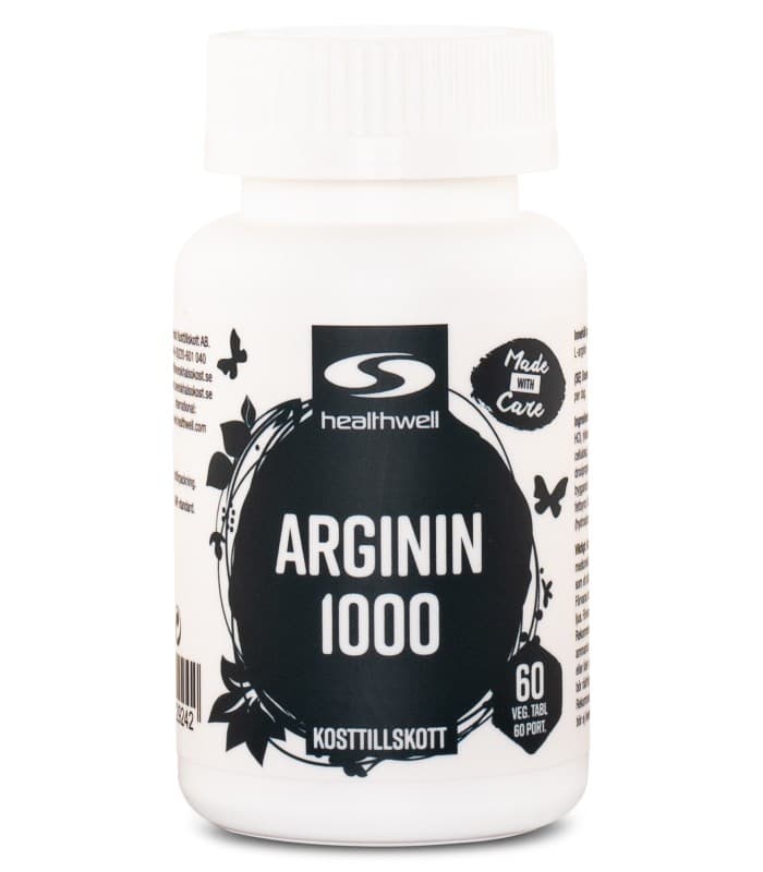 Healthwell Arginin 1000 från Healthwell – kosttillskott
