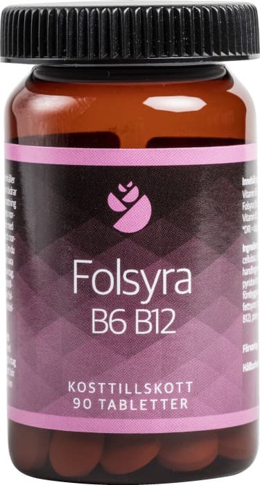 Folsyra B6 B12, 90 tabletter från Bringwell – tabletter