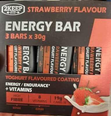 Strawberry Energy Bar från 2Keep Fit – bar