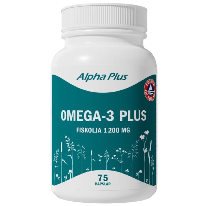 Alpha Plus Omega-3 Plus 75 kapslar från Alpha Plus – kapslar