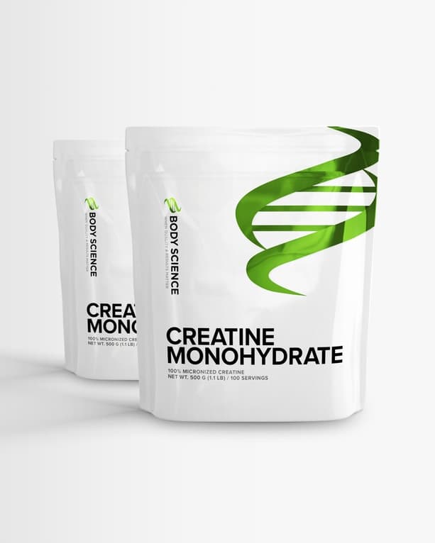 2 st Creatine Monohydrate från Body Science – kosttillskott