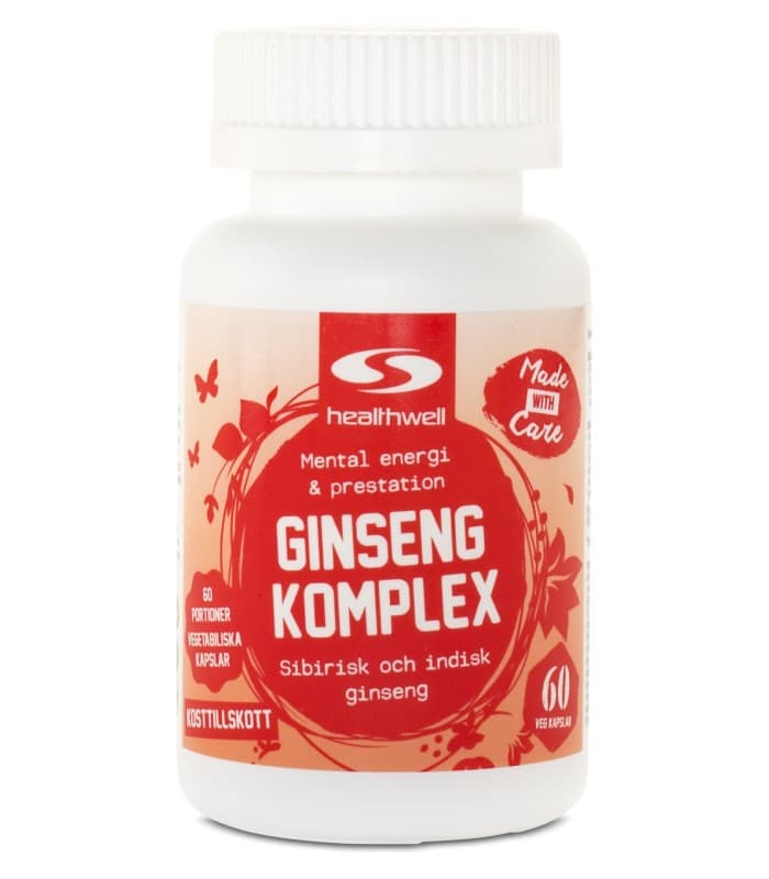 Healthwell Ginseng Komplex från Healthwell – kapslar