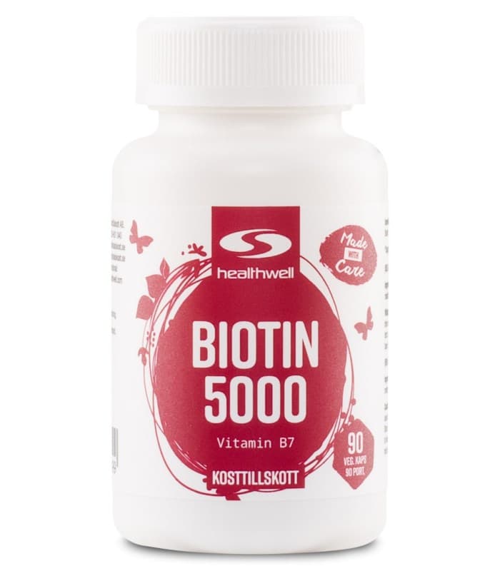 Healthwell Biotin 5000 från Healthwell – kosttillskott