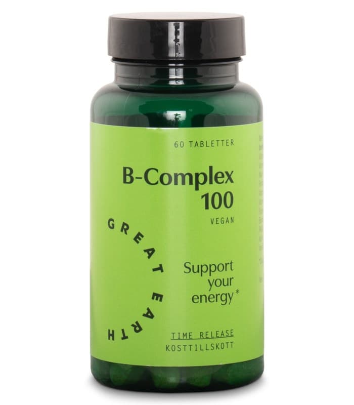 Great Earth B-Complex 100 mg från Great Earth – kapslar