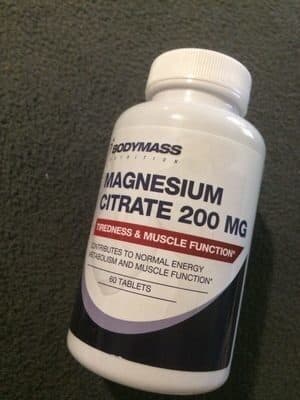 Magnesium citrate 200 mg från Bodymass – kosttillskott
