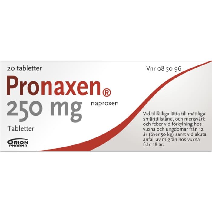 Pronaxen, tablett 250 mg 20 st från Pronaxen – tabletter