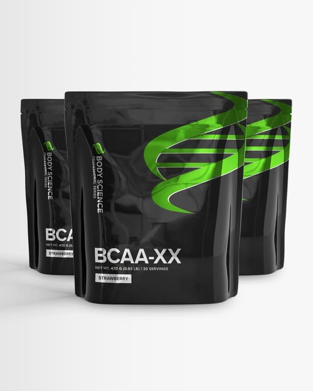 3 st BCAA-XX från Body Science – kosttillskott