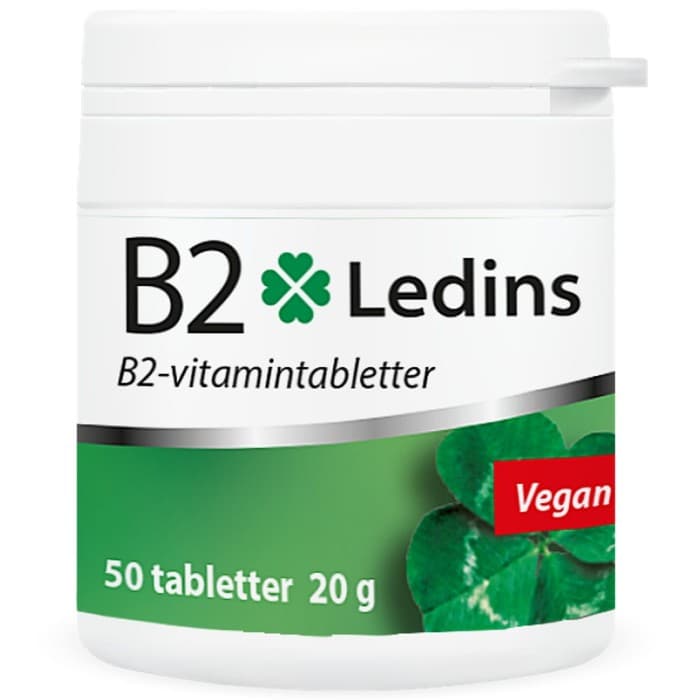 Ledins B2 Vitamin 25 mg, 50 tabletter från Ledins – tabletter