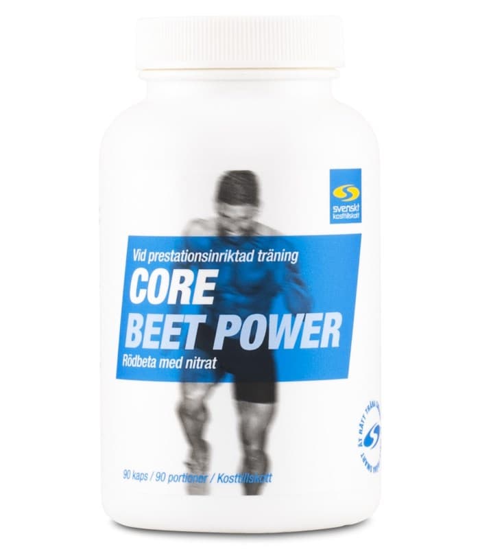 Core Beet Power från Svenskt Kosttillskott – kapslar