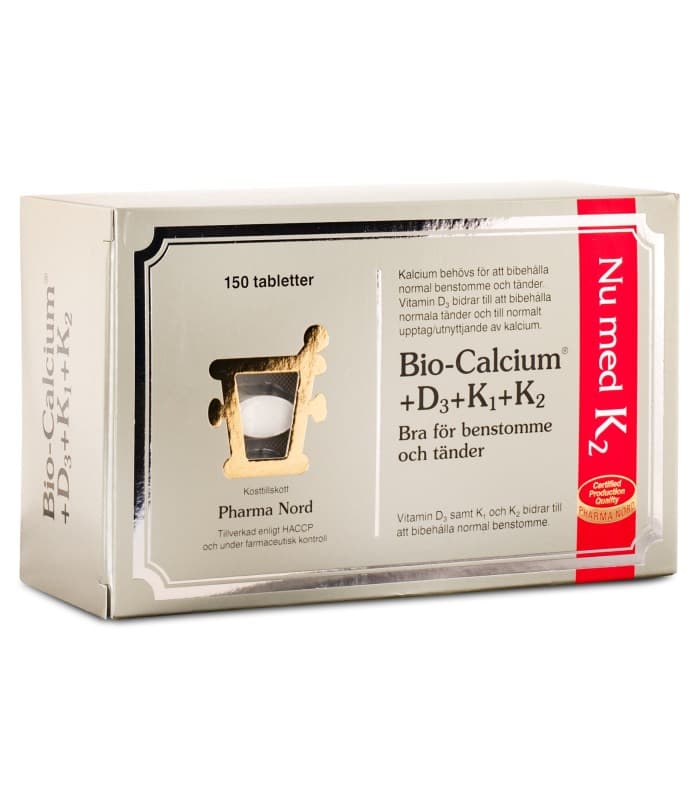 Pharma Nord Bio-Calcium+D3+K1+K2 från Pharma Nord – tabletter