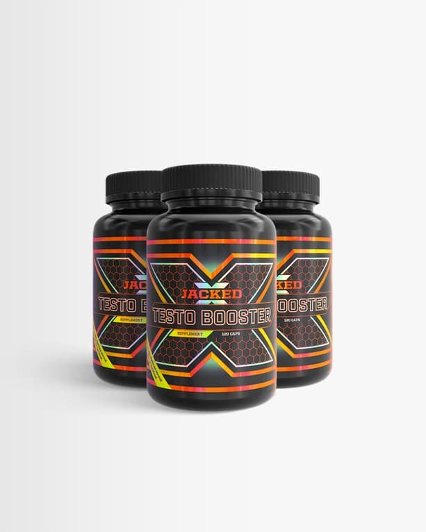 3 st Testo Booster från JACKED – kosttillskott