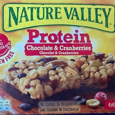 Protein Chocolat & Cranberries från Nature Valley – bar