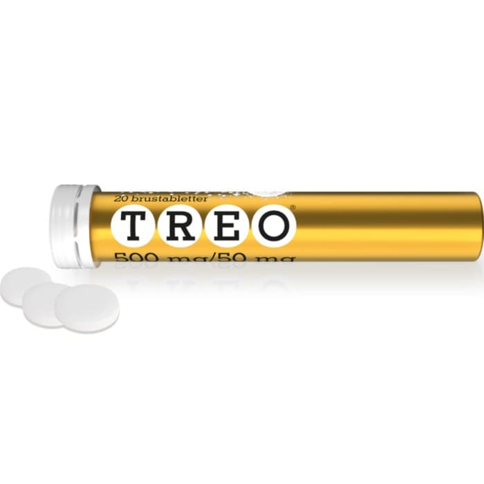 Treo, brustablett 500 mg/50 mg 20 st från Treo – tabletter