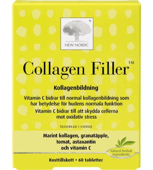 New Nordic Collagen Filler 60 tabletter från New Nordic – tabletter