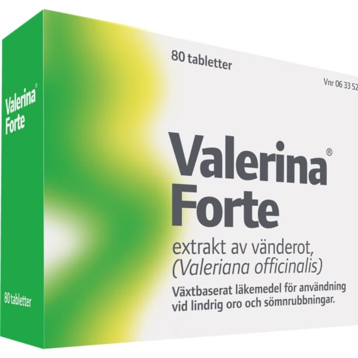 Valerina Forte filmdragerad tablett 80 st från Valerina – tabletter