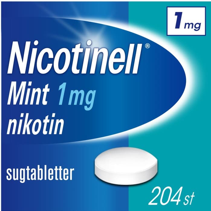 Nicotinell Mint komprimerad sugtablett 1 mg 204 st från Nicotinell – tabletter
