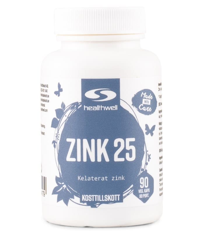 Healthwell Zink 25 från Healthwell – kosttillskott