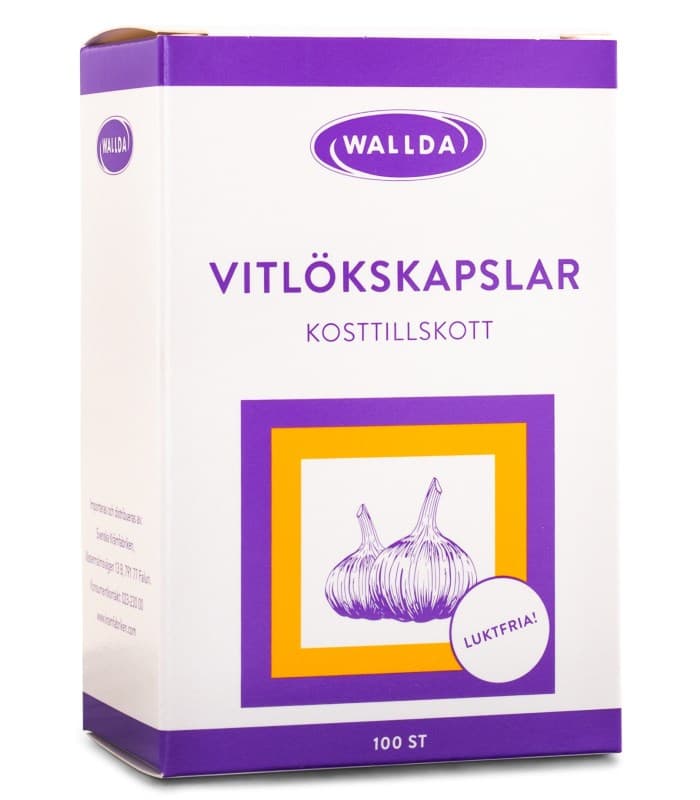 Wallda Vitlökskapslar från Wallda – kapslar