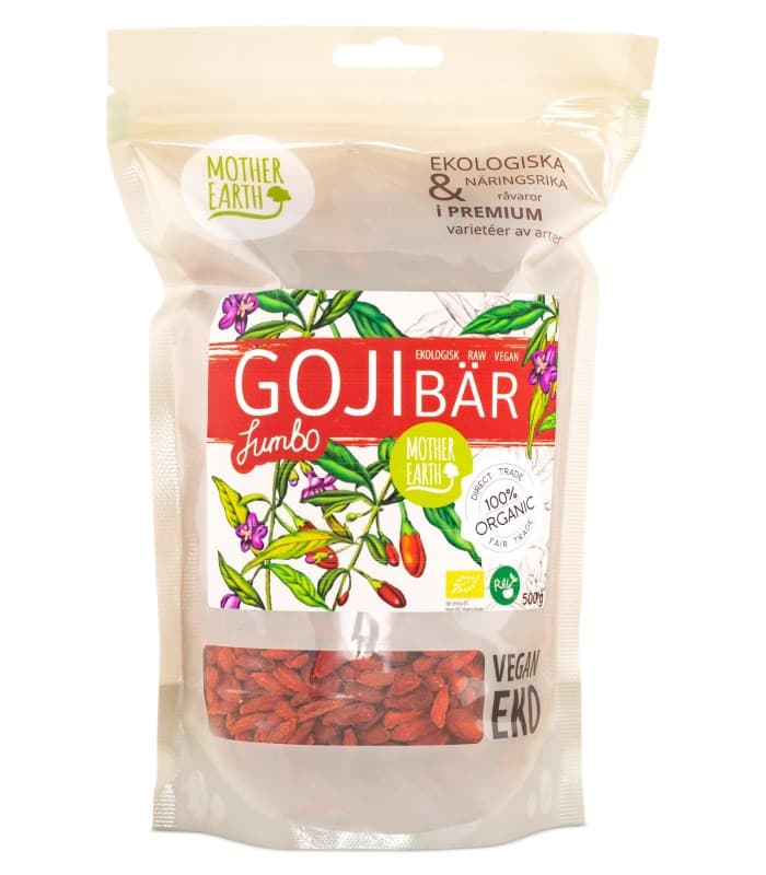Mother Earth Gojibär Jumbo RAW & EKO från Mother Earth – bar