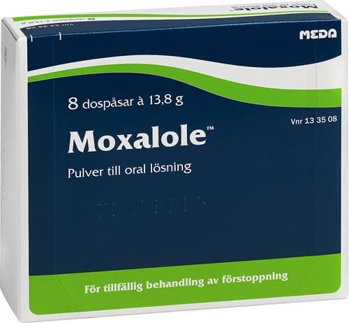 Moxalole, pulver till oral lösning i dospåse 8 st från Meda – pulver