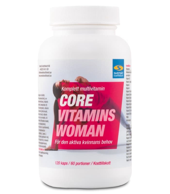 Core Vitamins Woman från Svenskt Kosttillskott – kapslar